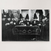 お茶の時間を持つウェルシュの魔女 ジグソーパズル (横)