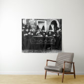 お茶の時間を持つウェルシュの魔女 タペストリー (インサイチュ(横))