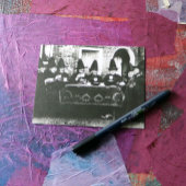 お茶の時間を持つウェルシュの魔女 ポストカード