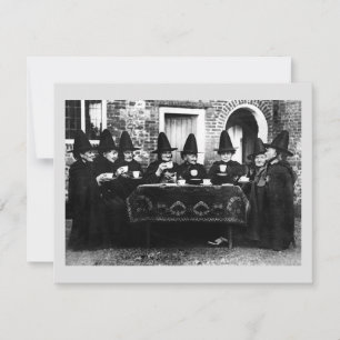 お茶の時間を持つウェルシュの魔女 招待状