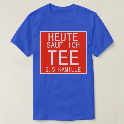 お茶の時間カモミール茶カップギフト Tシャツ (デザイン正面)