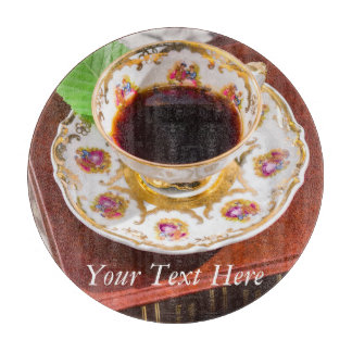 お茶の時間デザイン カッティングボード