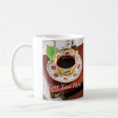 お茶の時間デザイン コーヒーマグカップ (左)