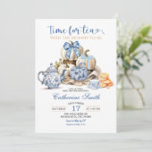 お茶の時間パーティーChinoiserie赤ちゃんシャワー 招待状 (スタンド正面)