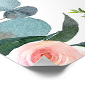 お茶の時間ブライダルシャワー歓迎ポスター ポスター (角)