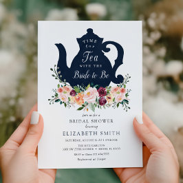 お茶の時間ブライダルシャワー 招待状