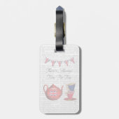 お茶の時間2 ラゲッジタグ (裏面縦)