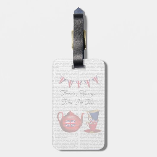 お茶の時間2 ラゲッジタグ (裏面縦)