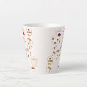 お茶の時間！ カフェラテマグ (正面)