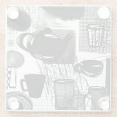 お茶の時間 ガラスコースター (裏面)