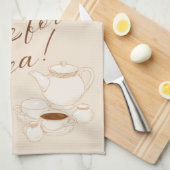 お茶の時間 キッチンタオル (四つ折り)