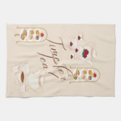 お茶の時間 キッチンタオル (横)