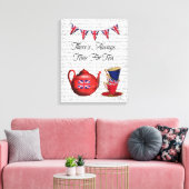 お茶の時間 キャンバスプリント (インサイチュ (リビング))