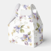 お茶の時間 フラワーブライダルシャワー フェイバーボックス (裏面サイド)