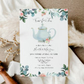 お茶の時間 ブライダルシャワー招待状 招待状