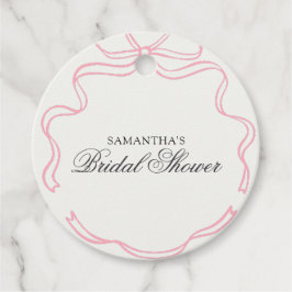 お茶の時間 ブライダルシャワー ワイルドフラワー フェイバータグ