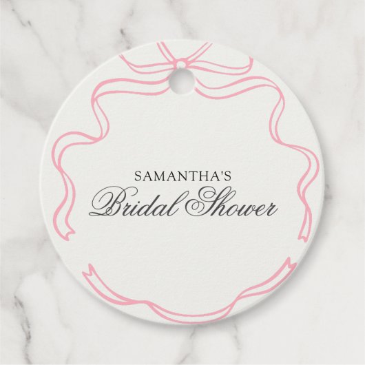 お茶の時間 ブライダルシャワー ワイルドフラワー フェイバータグ (正面)