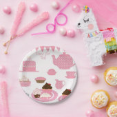 お茶の時間 ペーパープレート (パーティー)