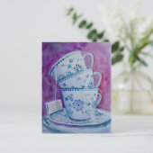 お茶の時間 ポストカード (スタンド正面)