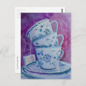 お茶の時間 ポストカード (正面/裏面)