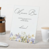 お茶の時間 ミモザ バー ブライダル シャワー 台座サイン (インサイチュ)