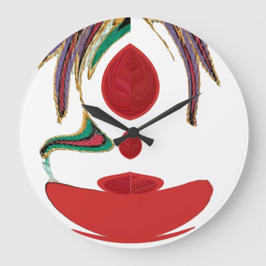 お茶の時間 ラージ壁時計 (正面)