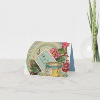 お茶の時間 招待状