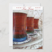 お茶の時間 招待状 (正面)