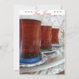 お茶の時間 招待状