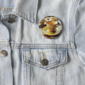 「お茶の時間」 缶バッジ (インサイチュ)