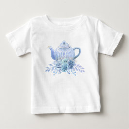 お茶の時間 – 花の2歳の誕生日パーティー ベビーTシャツ