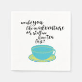 お茶の最初の冒険 スタンダードカクテルナプキン (正面)