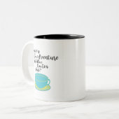 お茶の最初の冒険 ツートーンマグカップ (正面左)