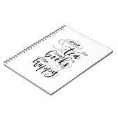 お茶の本読を楽しく飲む ノートブック (左側)