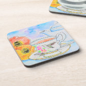 お茶の水の色の絵画時間 コースター (左側)