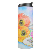 お茶の水の色の絵画時間 タンブラー (回転左)