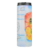 お茶の水の色の絵画時間 タンブラー (裏面)