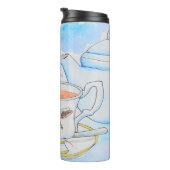 お茶の水の色の絵画時間 タンブラー (回転右)