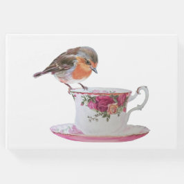 お茶の湯本のロビン ゲストブック