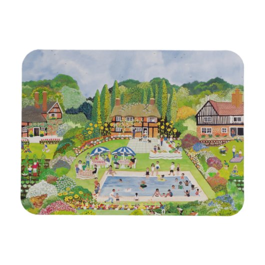 お茶の準備 マグネット (横)