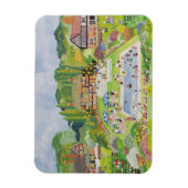 お茶の準備 マグネット (縦)