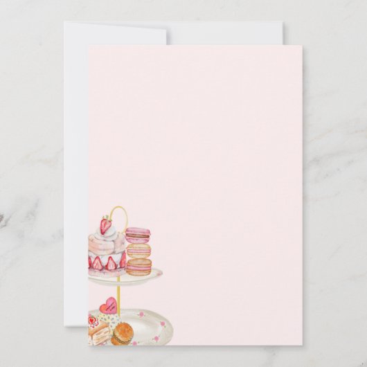 お茶の発表用招待されました 案内状 (裏面)