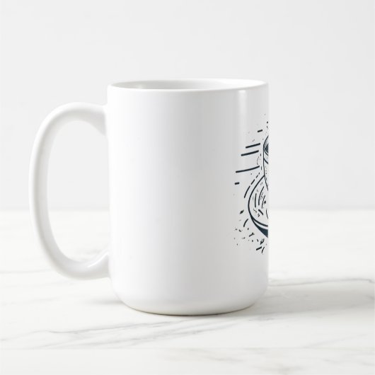 お茶の節約 コーヒーマグカップ (左)