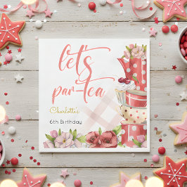 お茶の花の誕生日 スタンダードランチョンナプキン