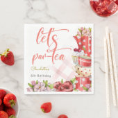 お茶の花の誕生日 スタンダードランチョンナプキン (インサイチュ)