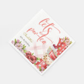 お茶の花の誕生日 スタンダードランチョンナプキン (角)