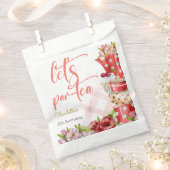 お茶の花の誕生日 フェイバーバッグ (クリップ留めされた状態)