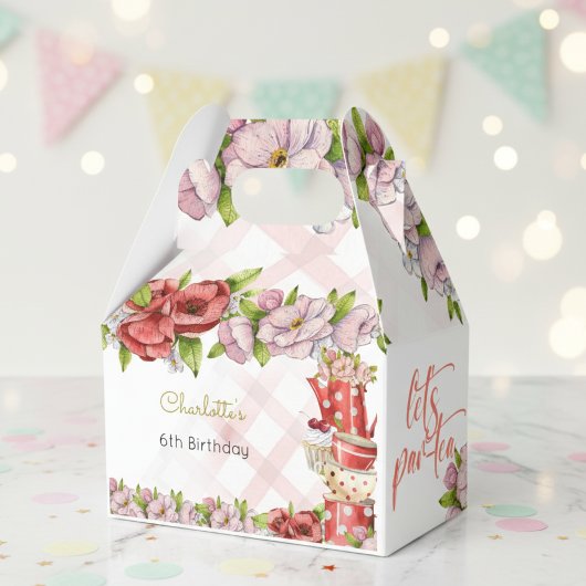 お茶の花の誕生日 フェイバーボックス