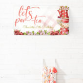 お茶の花の誕生日 横断幕 (インサイチュ)