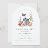 お茶の花ブライダルシャワー招待 招待状 (正面)